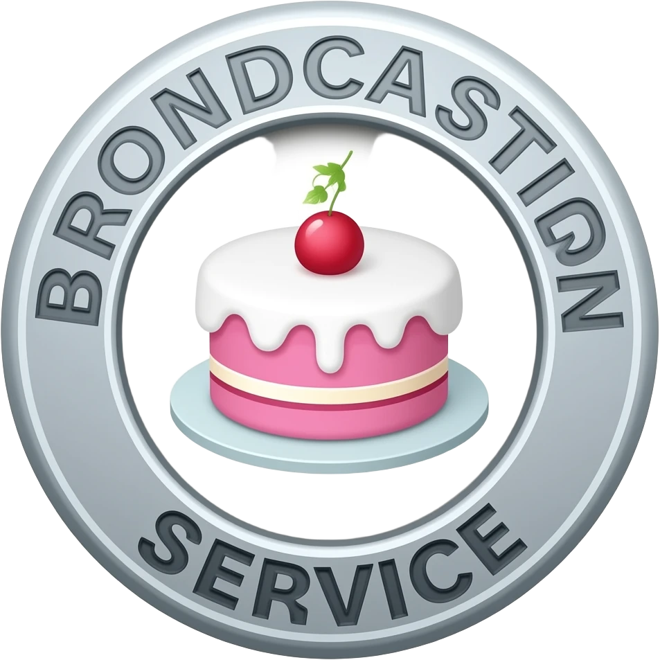 Cake At Stake Broadcasting Service emoji