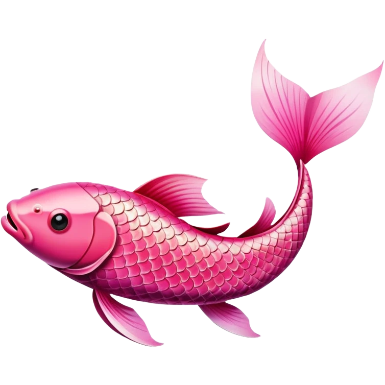pink koi fish emoji
