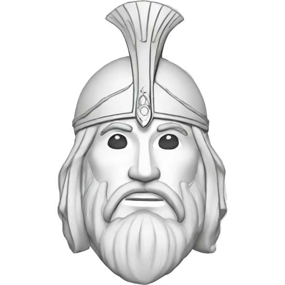 Skanderbeg outline emoji