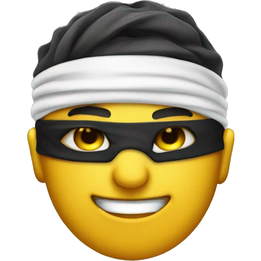 Smirk with Blindfold emoji