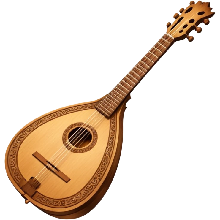Rennaissance lute emoji