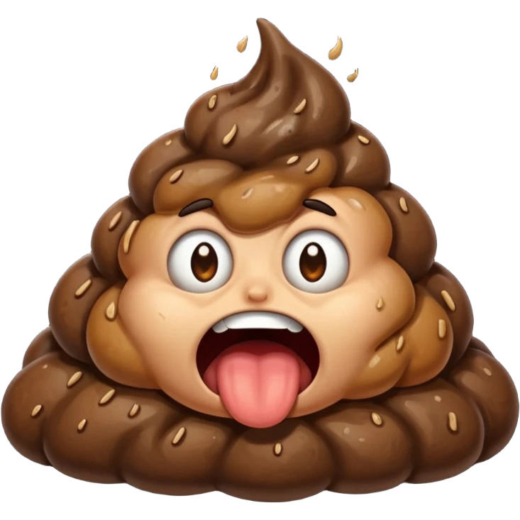 💩+😱 emoji