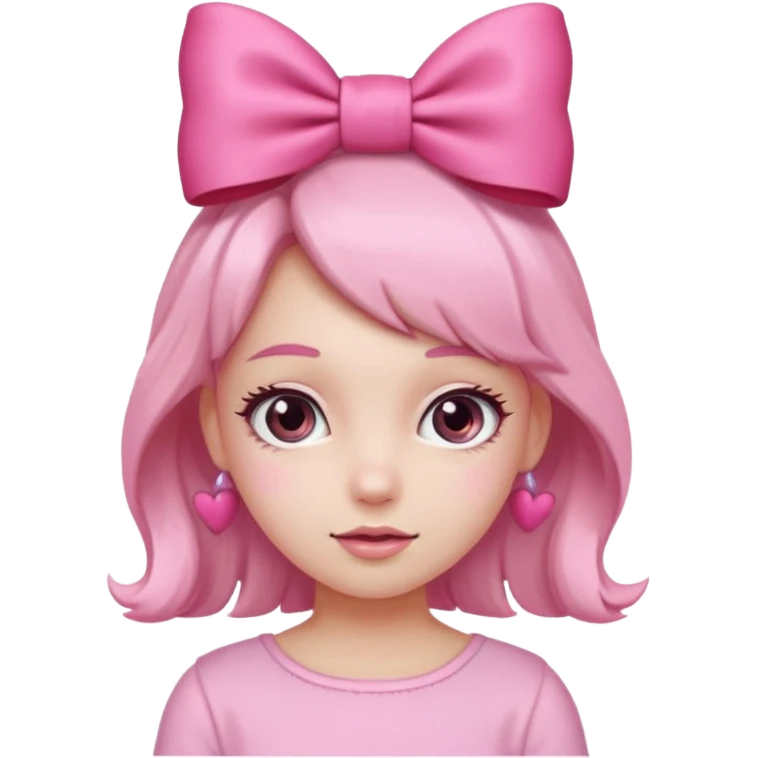 Pink girl emoji