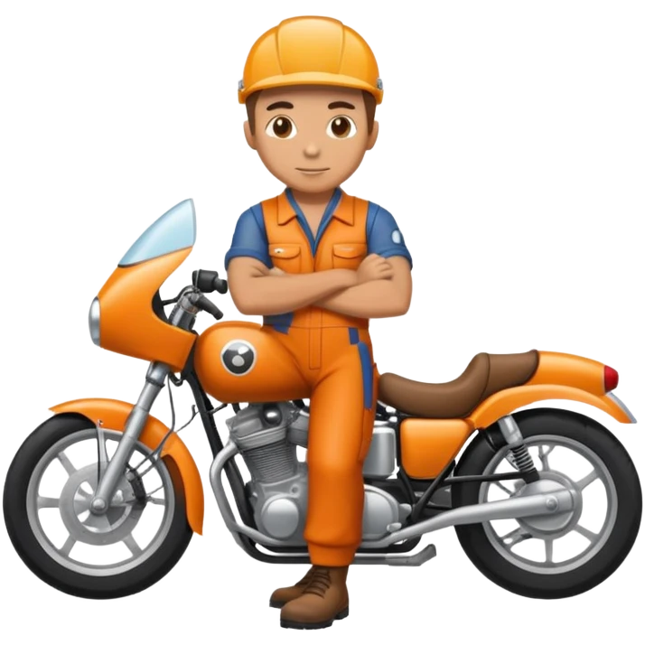 Mecánico de moto emoji