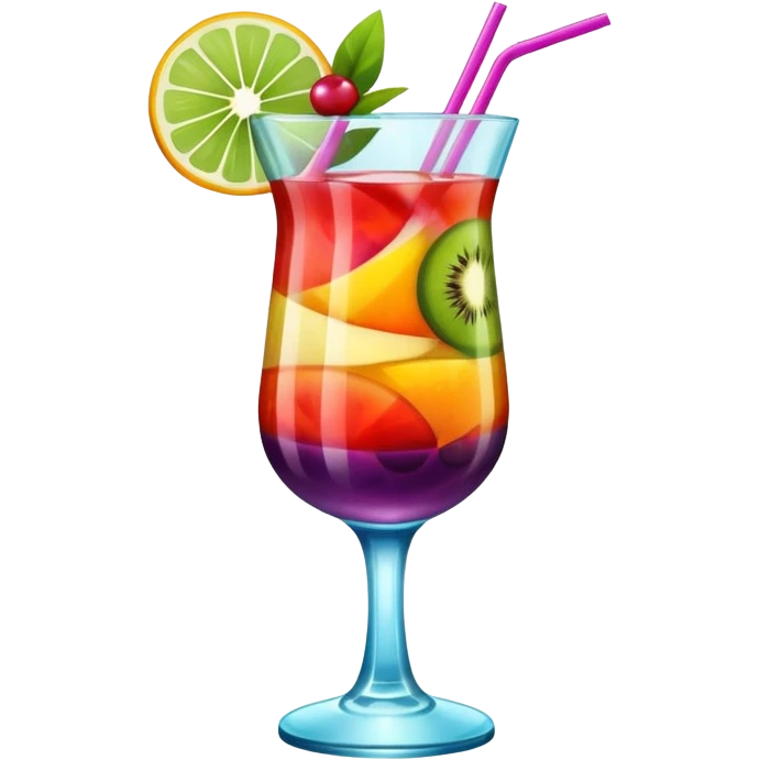 colorful cocktail emoji