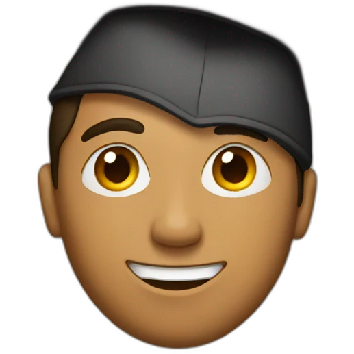 tan guy graduation emoji