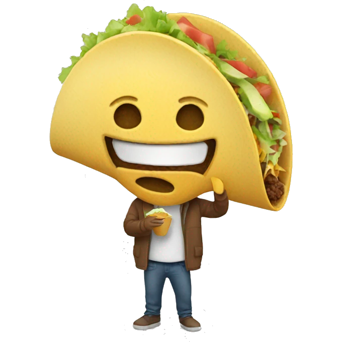 eating tacos emoji