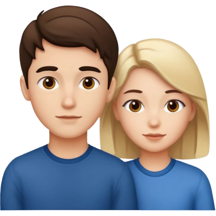 American boy Canadian girl  emoji