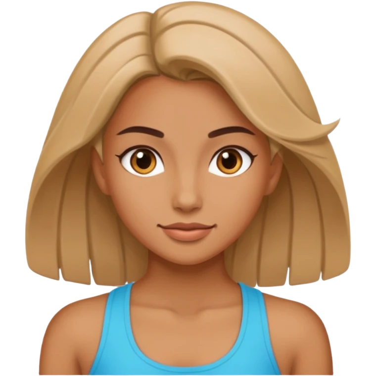 Fit girl body emoji