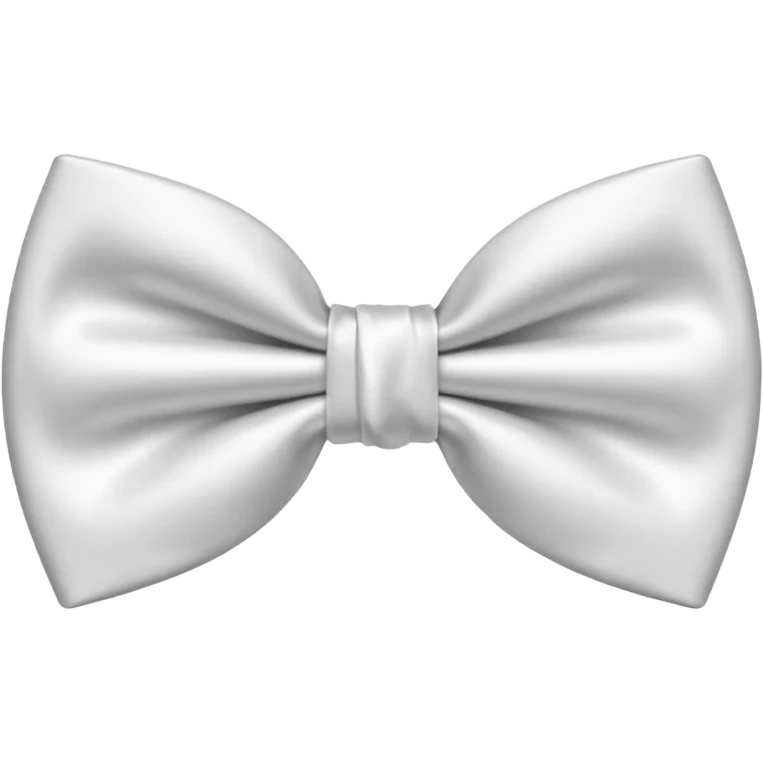White bow tie like iPhone Emoji bow tie emoji