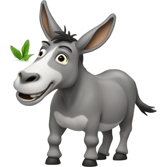 Donkey with gin  emoji
