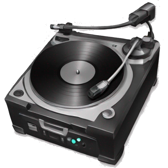 dj turntable emoji