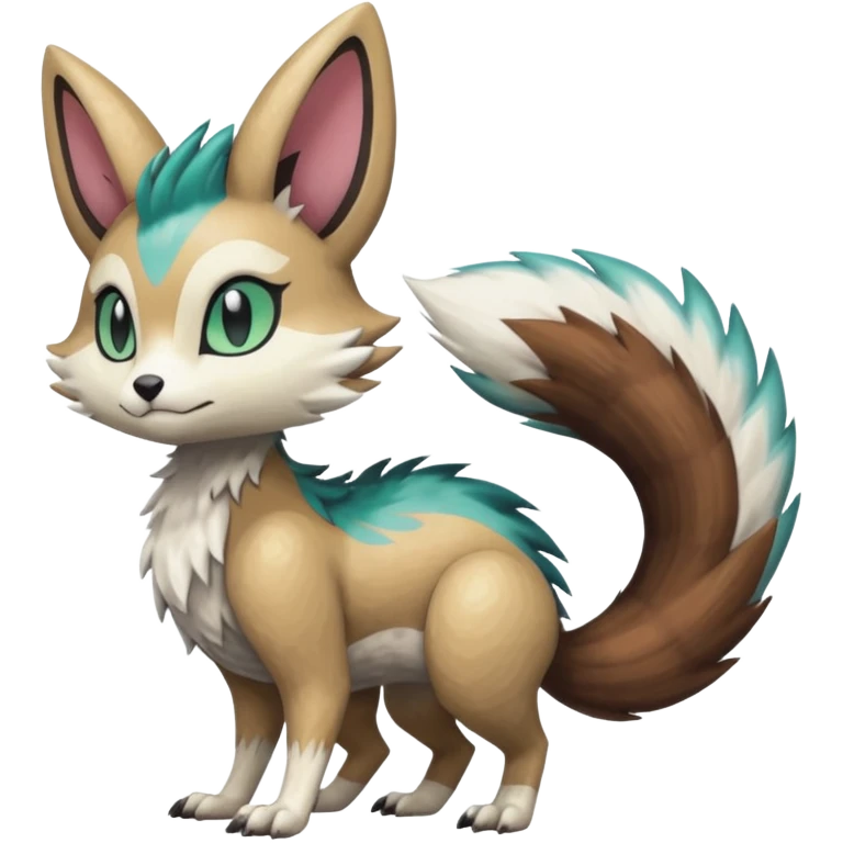 Meloetta-Vernid-Trico-Sergal-Furret-Pokémon-Fakémon-creature emoji