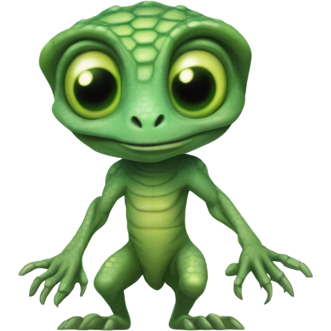reptile alien visitor, emoji