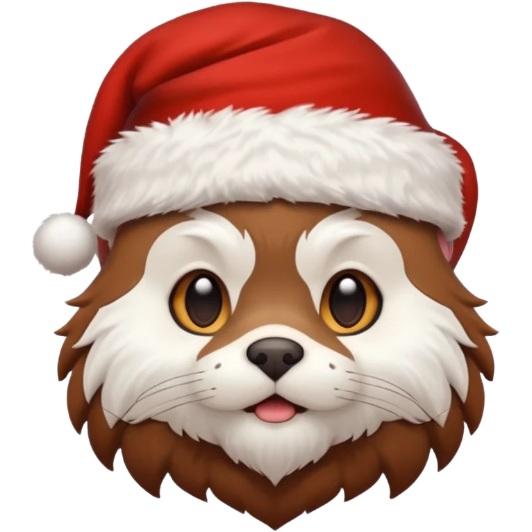 mogwai with a santa hat emoji