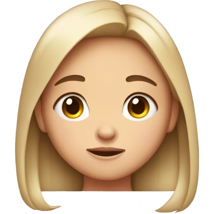 girl crying her eyes out but pretty and cute emoji