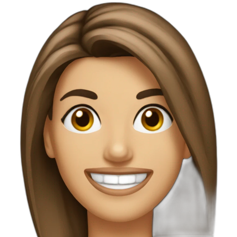 Elisabetta Canalis smilinh emoji