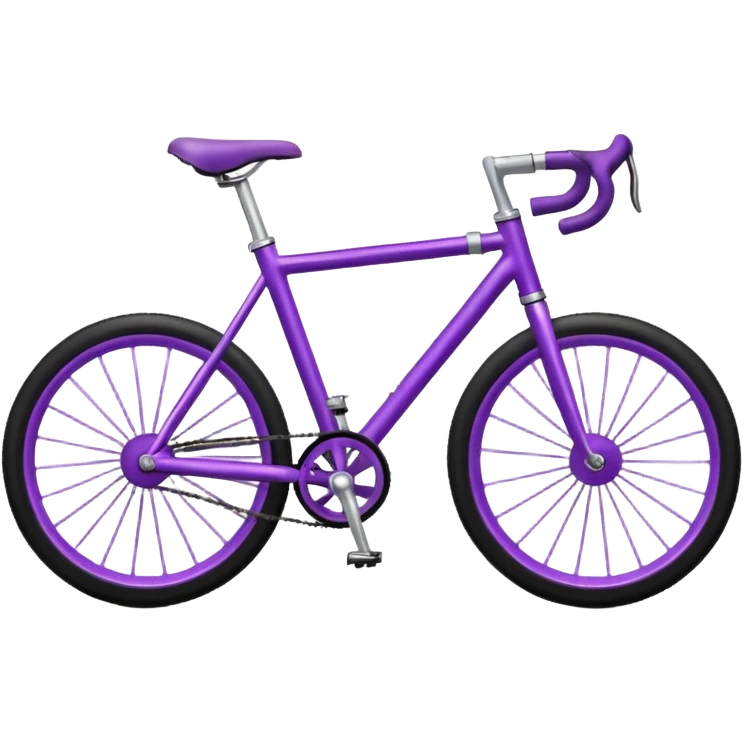 purple Bike  emoji