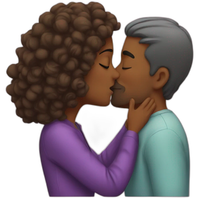 Big-kiss emoji