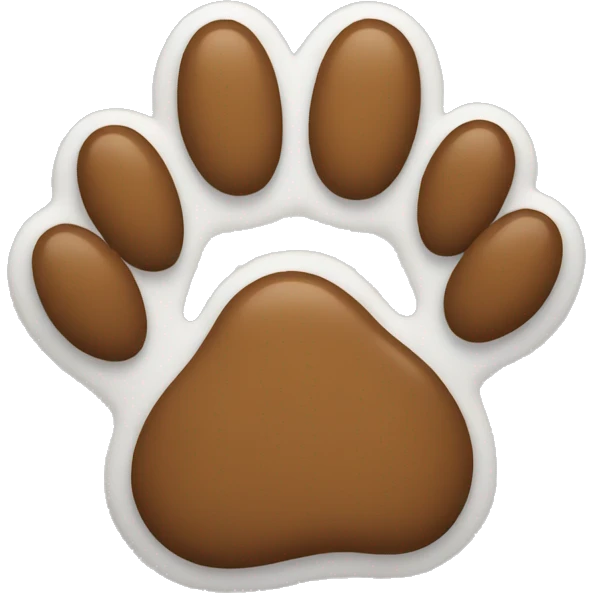 dog paw emoji