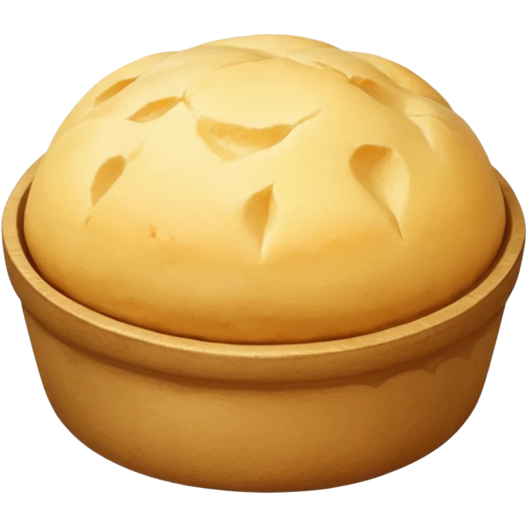 Pao de queijo pequeno redondinho liso emoji