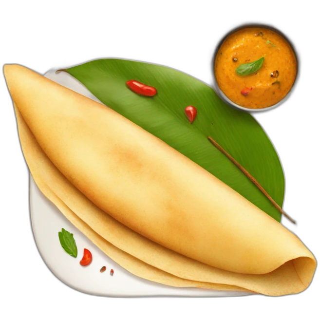 dosa south indian dish emoji