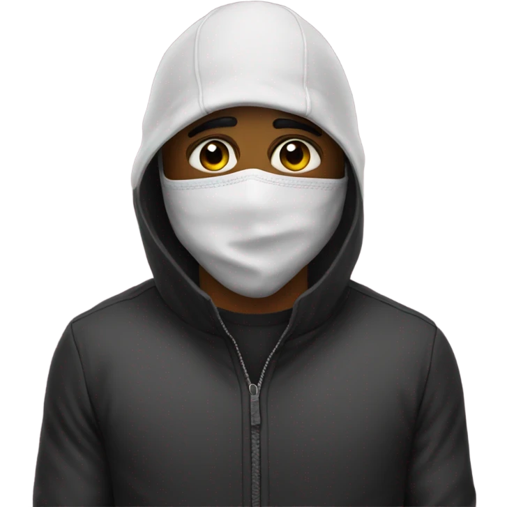 with ski mask emoji