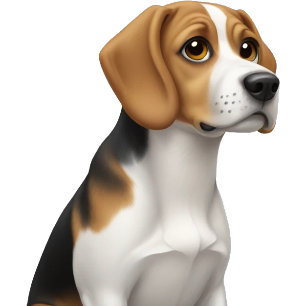 Beagle mix emoji