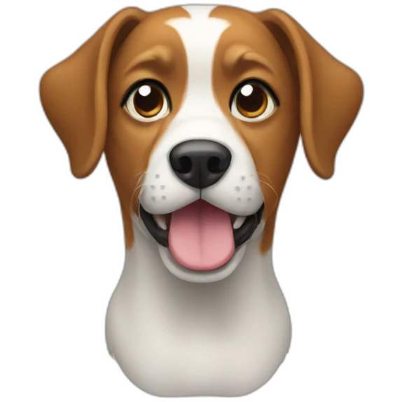 dog, flat emoji