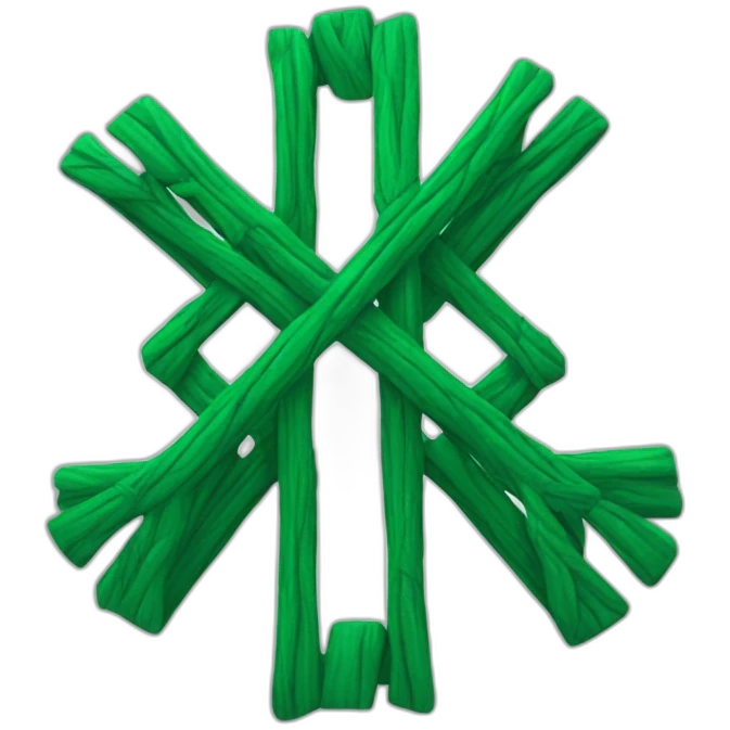 cricle cross green emoji