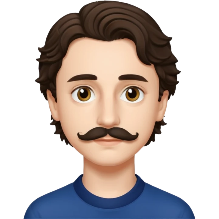 timothee with stache emoji