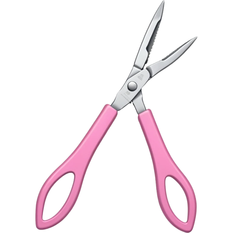 Pink cuticle nippers emoji