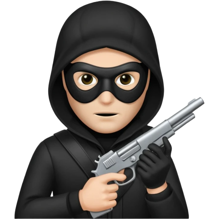 Bank robber emoji