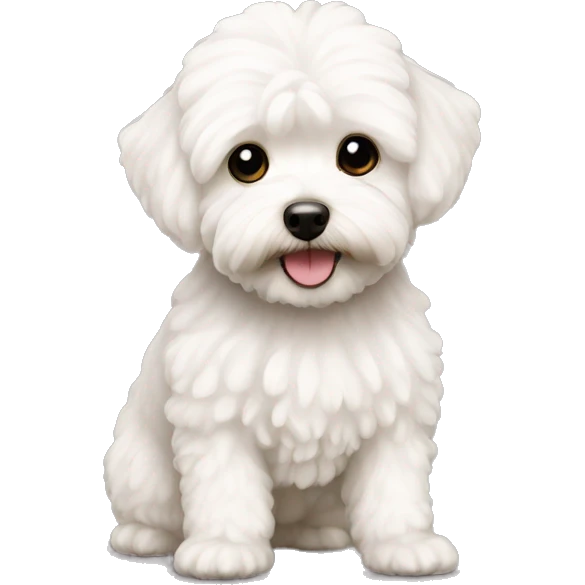 white maltipoo emoji