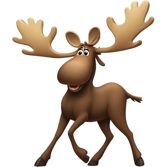 Moose dancing emoji