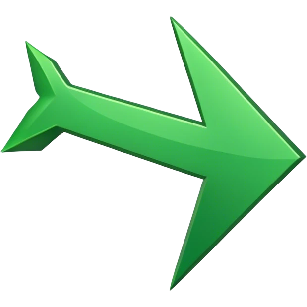 green arrow pointing up emoji