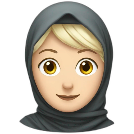 Marine le Pen en Hijab emoji
