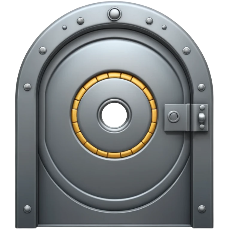 futuristic armored vault door emoji