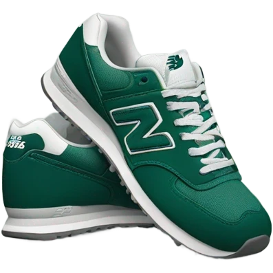Dark green and white New Balance Shoe emoji