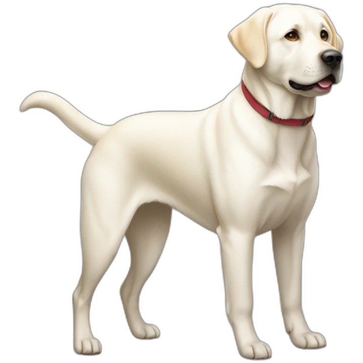 white lab whole body emoji