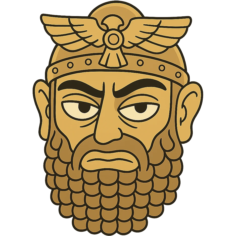 Anunnaki mask emoji