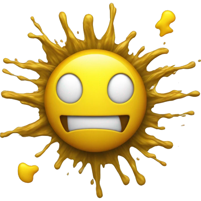 emoji about Mania (Euphoria) – Bright Yellow (#FFD700): Represents extreme energy, excitement, and recklessness emoji