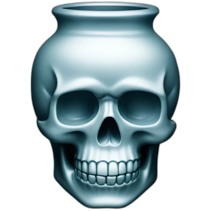 crystal skull vase emoji