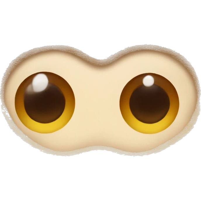 the heart eyes emoji but it has tiramisu eyes instead emoji