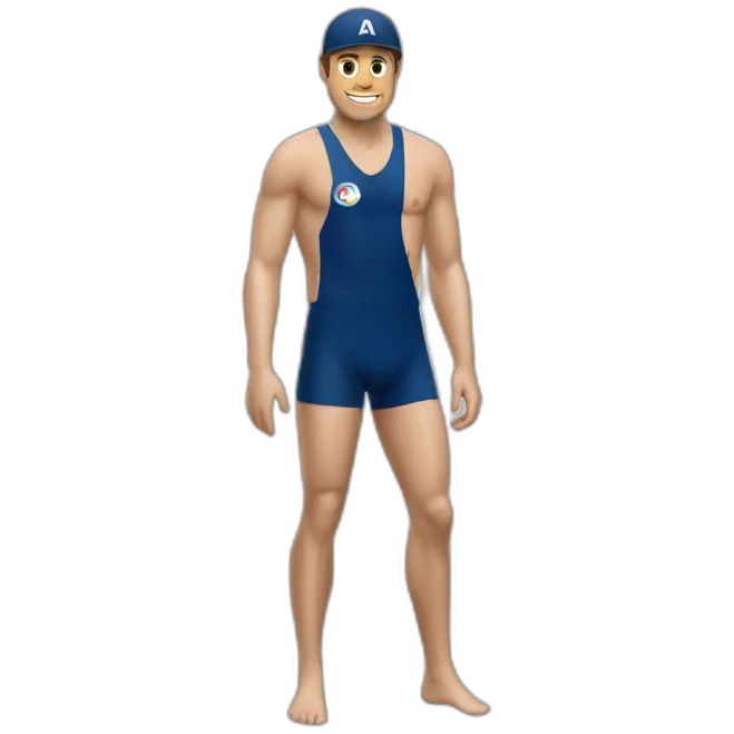 Macron en maillot de bain emoji