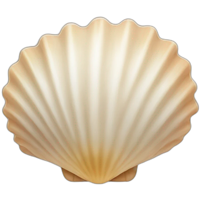 seashell outline emoji