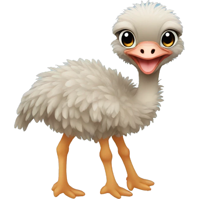 baby ostrich emoji