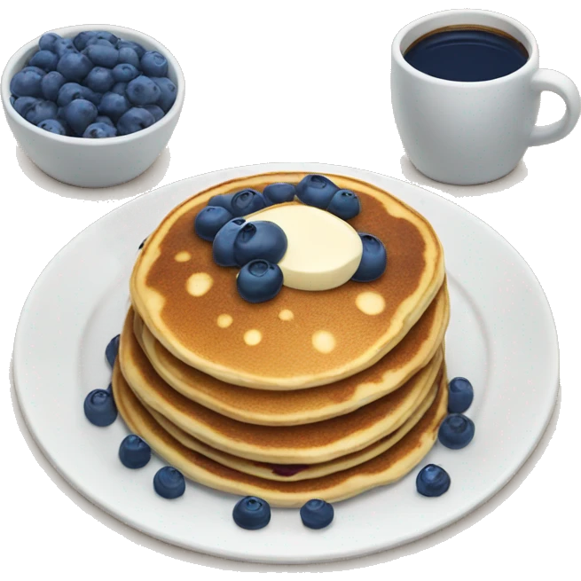 Blueberry Pancakes emoji
