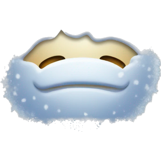 Snow sparkles emoji