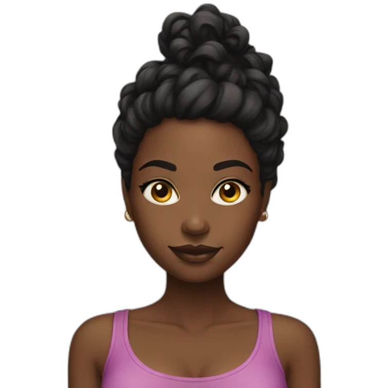 hot black girl emoji